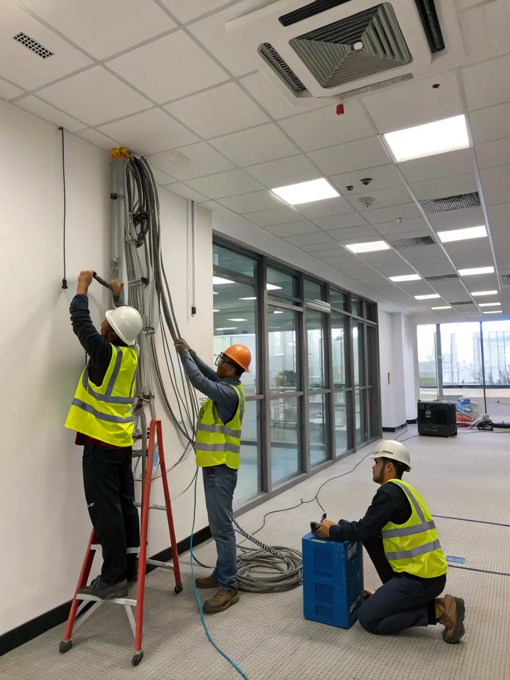 Bekabeling en verlichting